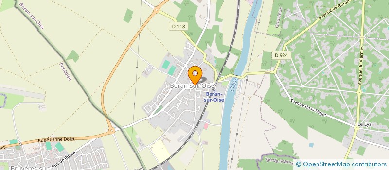 localisation de l'entreprise SCI UNITED KREYEL  BORAN-SUR-OISE