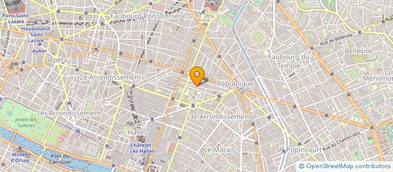 localisation de l'entreprise SCI UNIVERS  PARIS