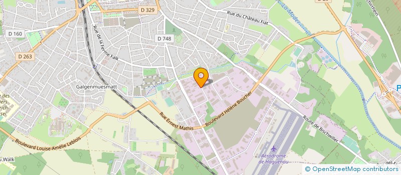 localisation de l'entreprise SCI UNIVERS  HAGUENAU