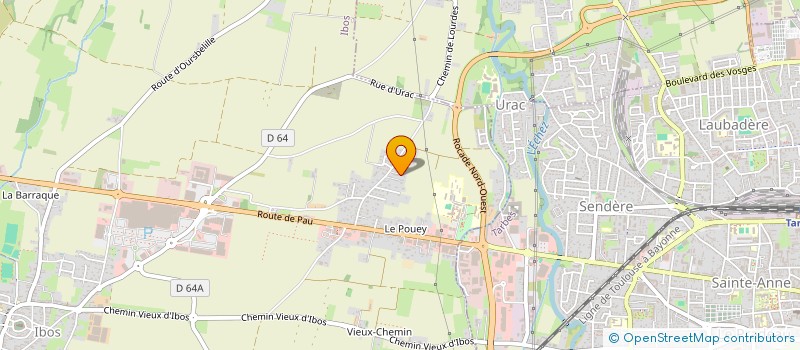 localisation de l'entreprise SCI UNIVERS  IBOS