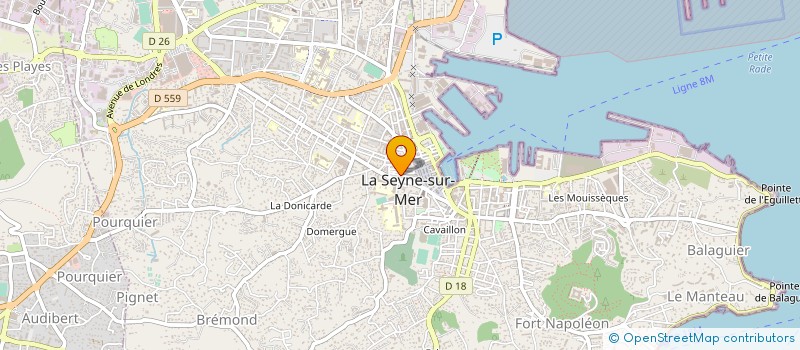 localisation de l'entreprise SCI UNIVERS  LA SEYNE-SUR-MER