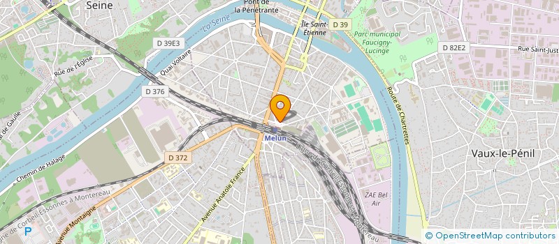 localisation de l'entreprise SCI UNIVERSELLE D'INVEST IMMOBILIER à MELUN