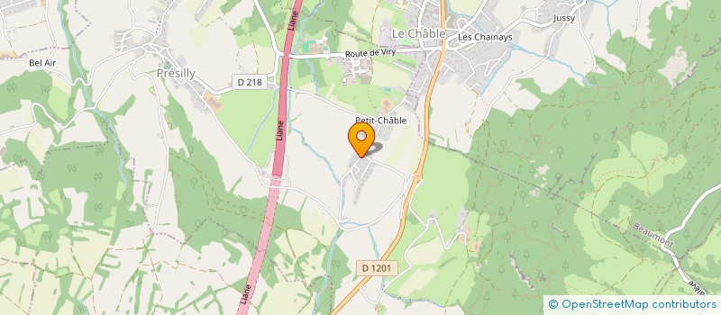 localisation de l'entreprise SCI UNIVERSOL  PRESILLY