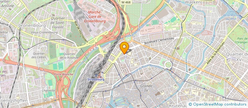 localisation de l'entreprise SCI UNLU  STRASBOURG