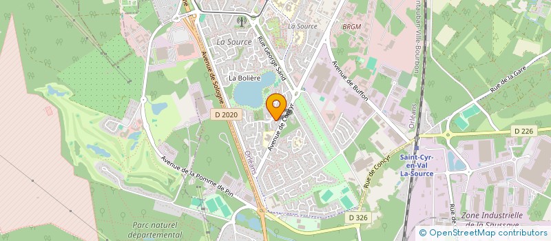 localisation de l'entreprise SCI UNO à ORLEANS