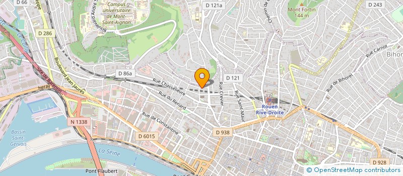 localisation de l'entreprise SCI UNO à ROUEN