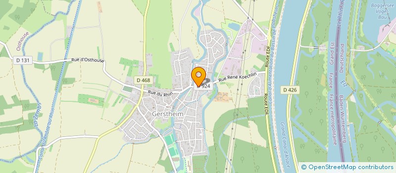 localisation de l'entreprise SCI UNTERRIETH  GERSTHEIM