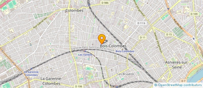 localisation de l'entreprise SCI UNWRITTEN à BOIS-COLOMBES