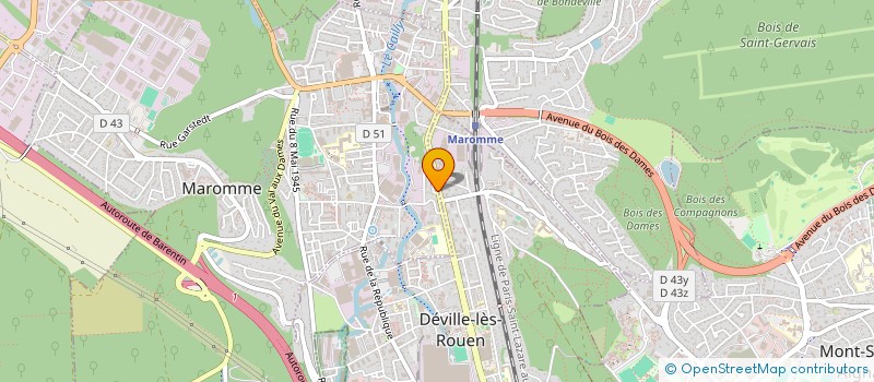 localisation de l'entreprise SCI UONG DINH  MAROMME