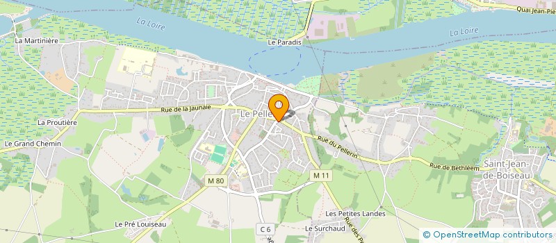 localisation de l'entreprise SCI UP IMMO  PELLERIN (LE)