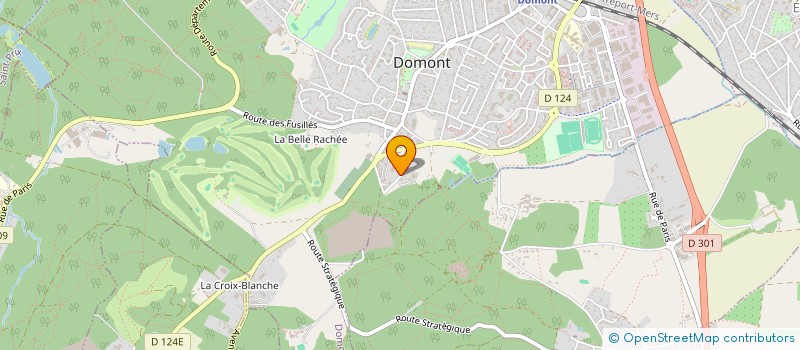 localisation de l'entreprise SCI UPC  DOMONT