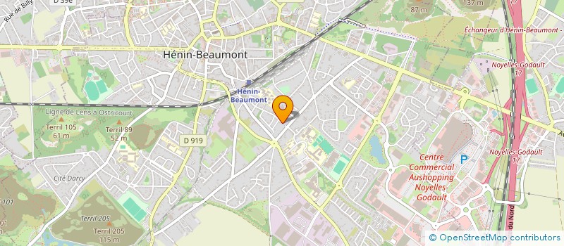 localisation de l'entreprise SCI UPDA à HENIN-BEAUMONT