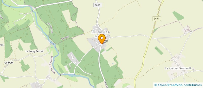 localisation de l'entreprise SCI UPER  MESNILS-SUR-ITON