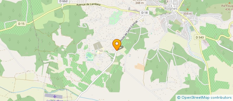 localisation de l'entreprise SCI UPI  ROGNES