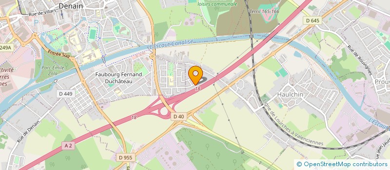 localisation de l'entreprise SCI URAME  HAULCHIN