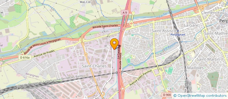 localisation de l'entreprise SCI URANA à PERPIGNAN
