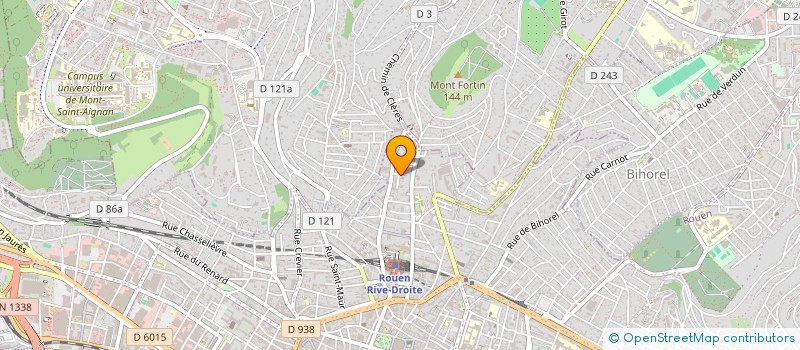 localisation de l'entreprise SCI URANE à ROUEN