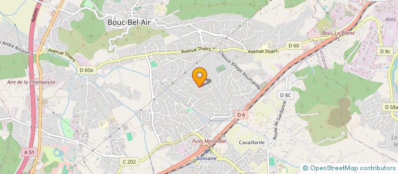 localisation de l'entreprise SCI URANIE à BOUC-BEL-AIR