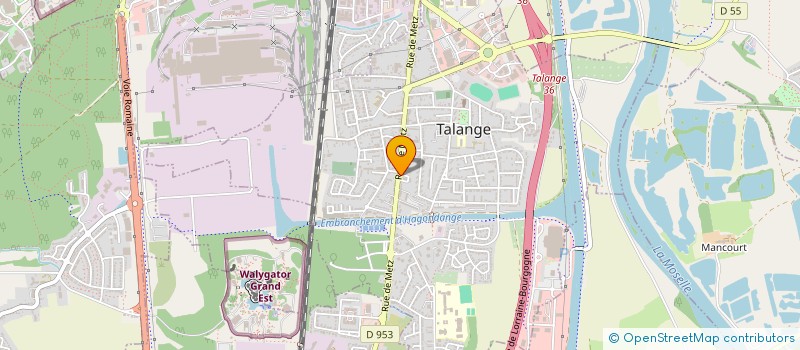 localisation de l'entreprise SCI URANIE à TALANGE