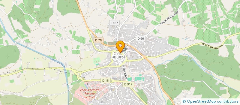 localisation de l'entreprise SCI URANUI  LAMBESC