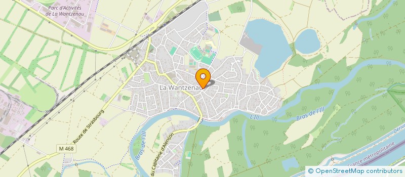 localisation de l'entreprise SCI URANUS  LA WANTZENAU