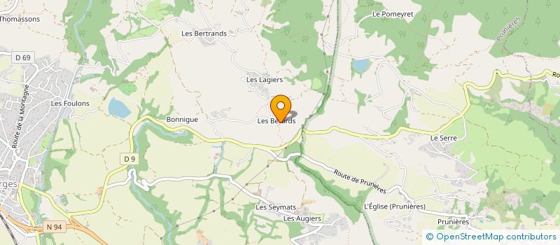 localisation de l'entreprise SCI URANUS à CHORGES