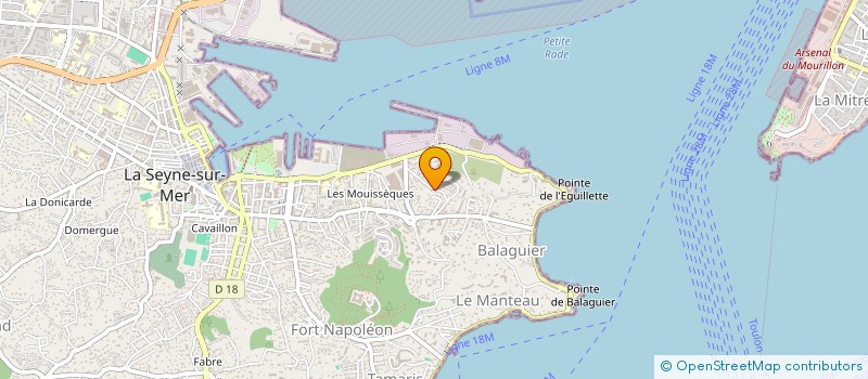 localisation de l'entreprise SCI URANUS à LA SEYNE-SUR-MER