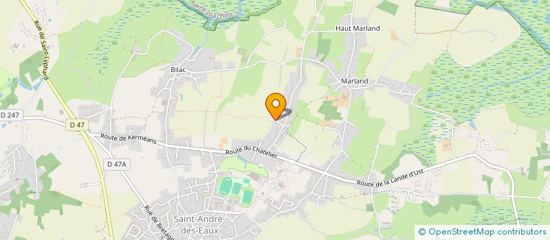 localisation de l'entreprise SCI URANUS  SAINT-ANDRE-DES-EAUX