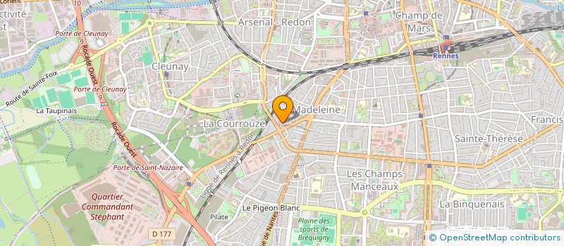 localisation de l'entreprise SCI URANUS VERN SUR SEICHE  RENNES