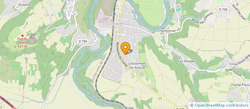 localisation de l'entreprise SCI URB-IMMO  VIC-LE-COMTE