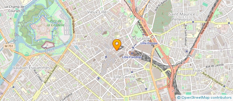 localisation de l'entreprise SCI URBA CORP à LILLE