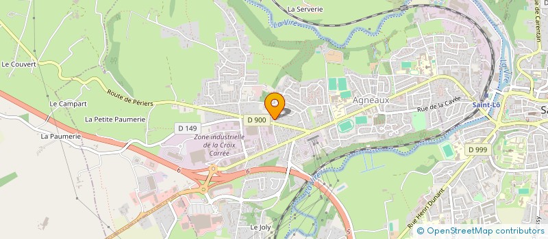 localisation de l'entreprise SCI URBAIN LELIMOUZIN  AGNEAUX