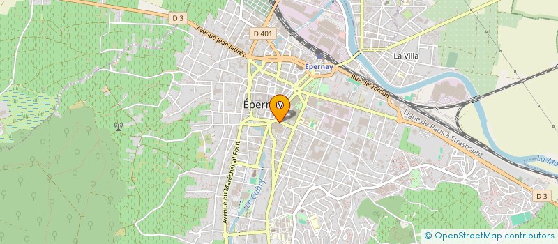 localisation de l'entreprise SCI URBAIN RIMAIRE  EPERNAY