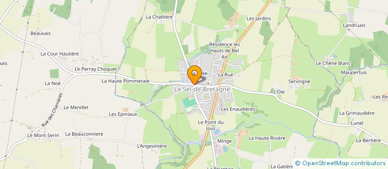 localisation de l'entreprise SCI URBAN  LE SEL-DE-BRETAGNE