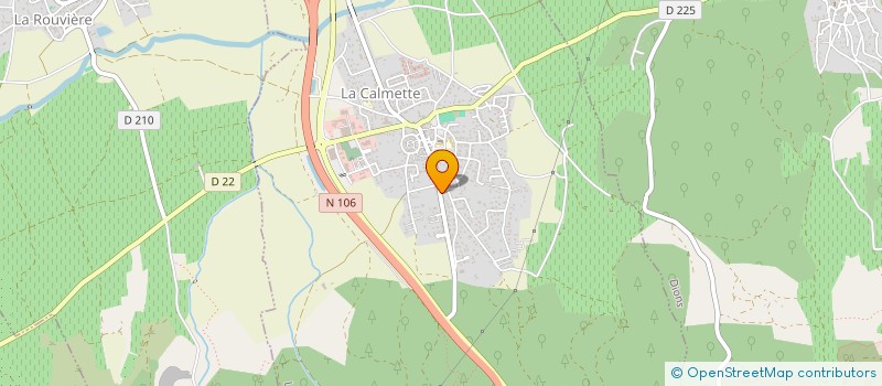 localisation de l'entreprise SCI URBAN  LA CALMETTE