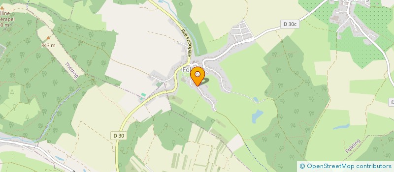 localisation de l'entreprise SCI URBAN  FOLKLING