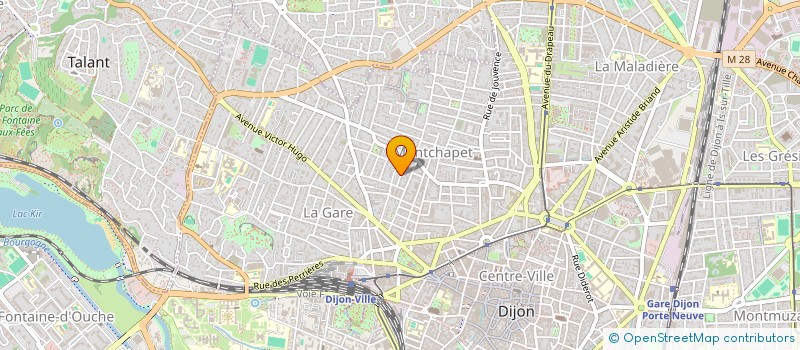 localisation de l'entreprise SCI URBANIMMO à DIJON