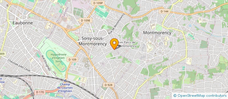 localisation de l'entreprise SCI URBE  SOISY-SOUS-MONTMORENCY