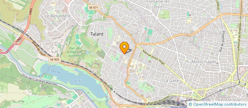 localisation de l'entreprise SCI URBIMMO  TALANT