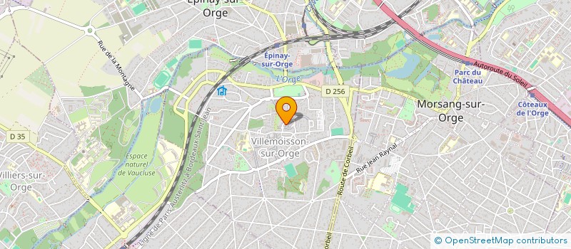 localisation de l'entreprise SCI URBS PARIS  VILLEMOISSON-S-ORGE
