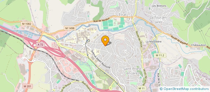 localisation de l'entreprise SCI URE  SAINT-PRIEST-EN-JAREZ