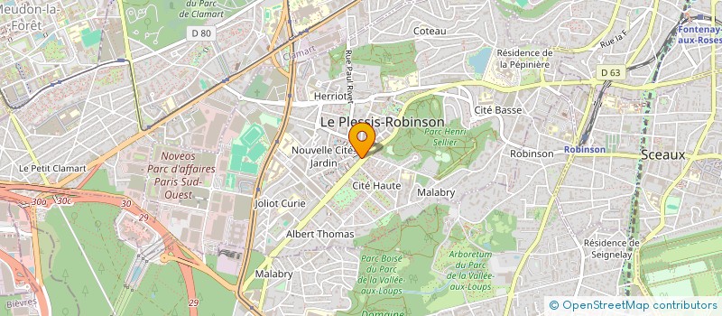 localisation de l'entreprise SCI URGAN à LE PLESSIS-ROBINSON