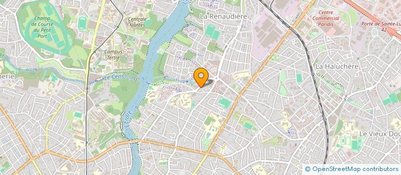 localisation de l'entreprise SCI URGENCES REZE à NANTES