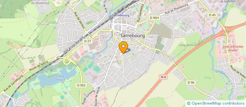 localisation de l'entreprise SCI URGO à SARREBOURG
