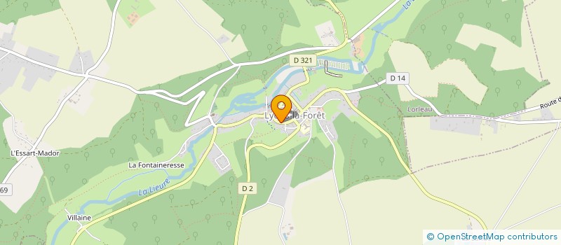 localisation de l'entreprise SCI URIAH  LYONS-LA-FORET