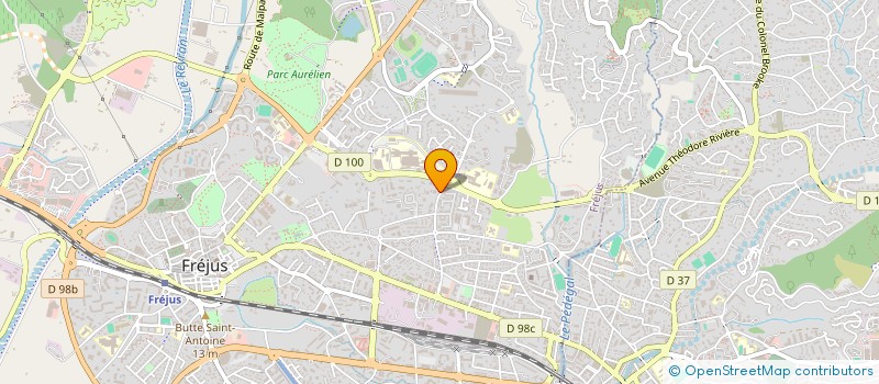 localisation de l'entreprise SCI URICK à FREJUS