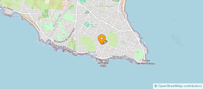 localisation de l'entreprise SCI URIEL  LE POULIGUEN