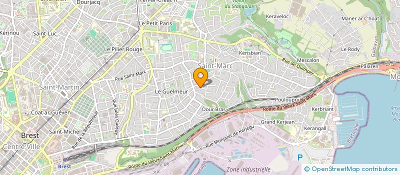 localisation de l'entreprise SCI URIEN à BREST