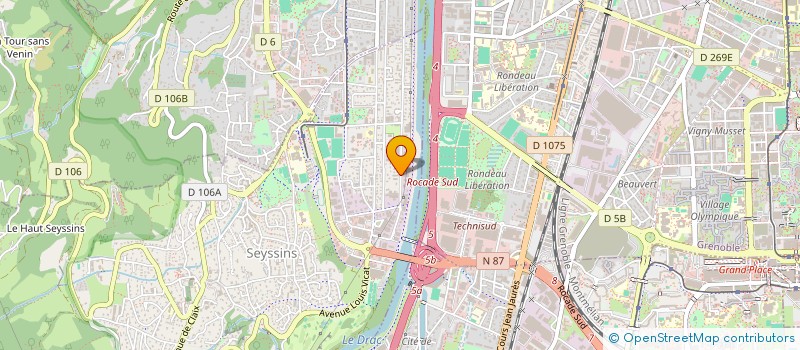 localisation de l'entreprise SCI URIOL à SEYSSINS