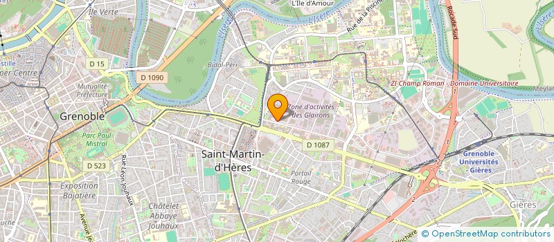 localisation de l'entreprise SCI URO-CHARTREUSE  SAINT-MARTIN-D'HERES